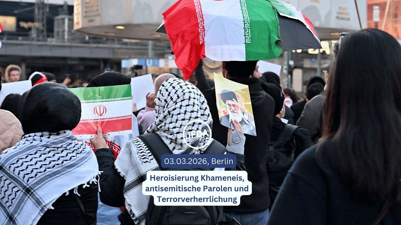Märtyrerkult für Khamenei auf Berliner Alexanderplatz – Berlin, 03.03.2026