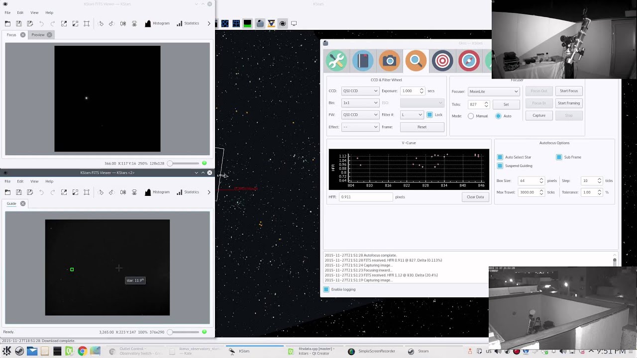 Observatory Automation using Ekos Scheduler
