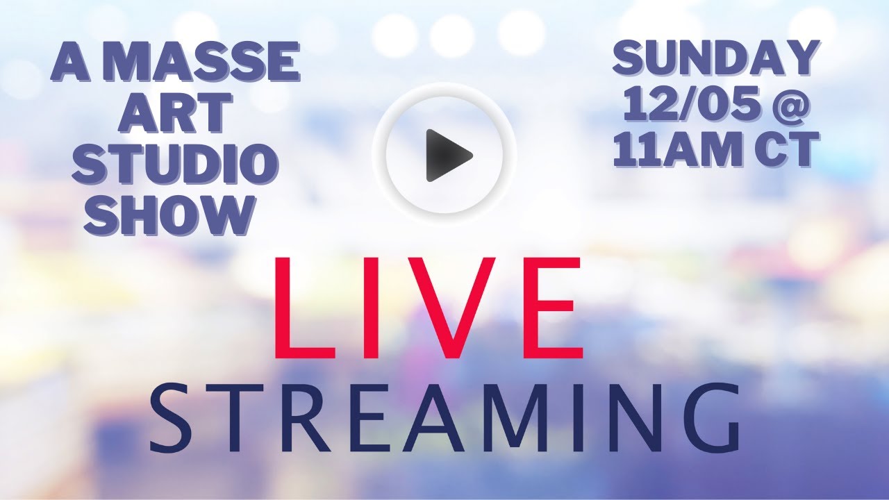 Masse Art Studio Fluid Art Tutorial LIVE STREAM 12/05 at 11am CT