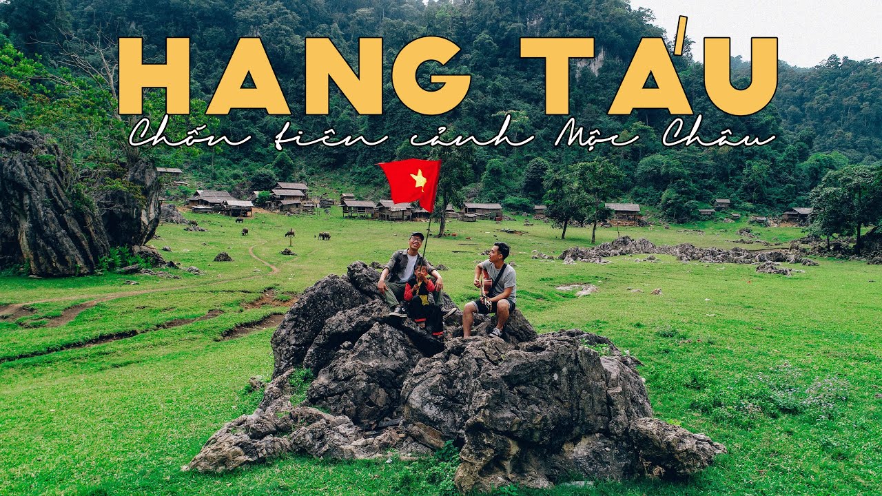 LÀNG NGUYÊN THỦY - HANG TÁU || TIÊN CẢNH MỘC CHÂU || Dế Mèn Du Ký #DMDK