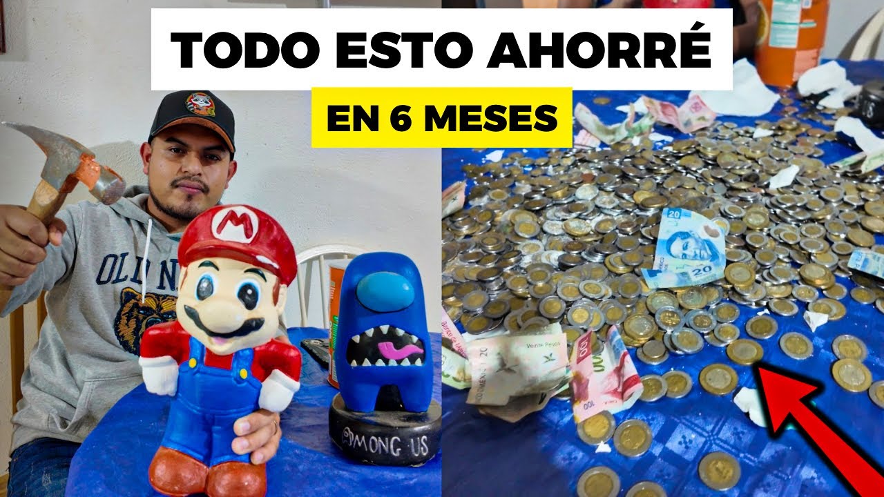 ABRIENDO MIS ALCANCÍAS | ESTO PUDE AHORRAR EN 6 MESES