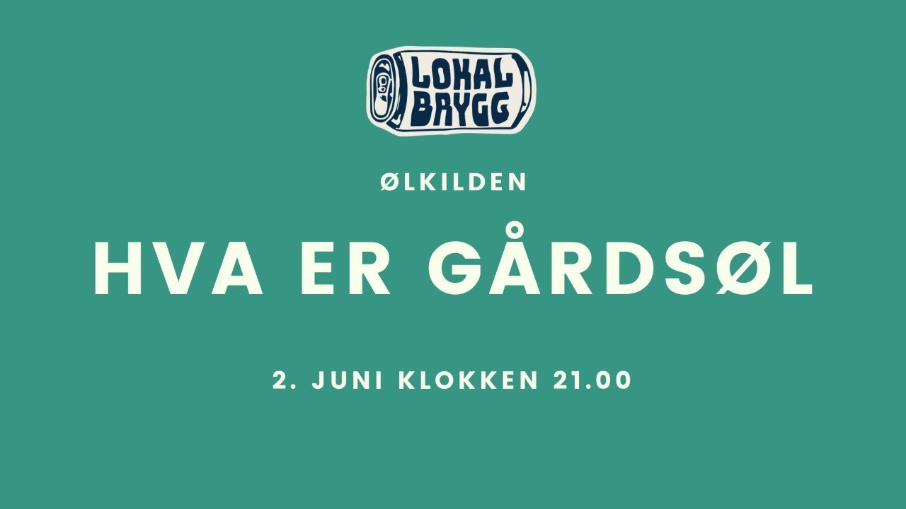 Hva er g&aring;rds&oslash;l - [Gratis direktesendt &oslash;lkurs]