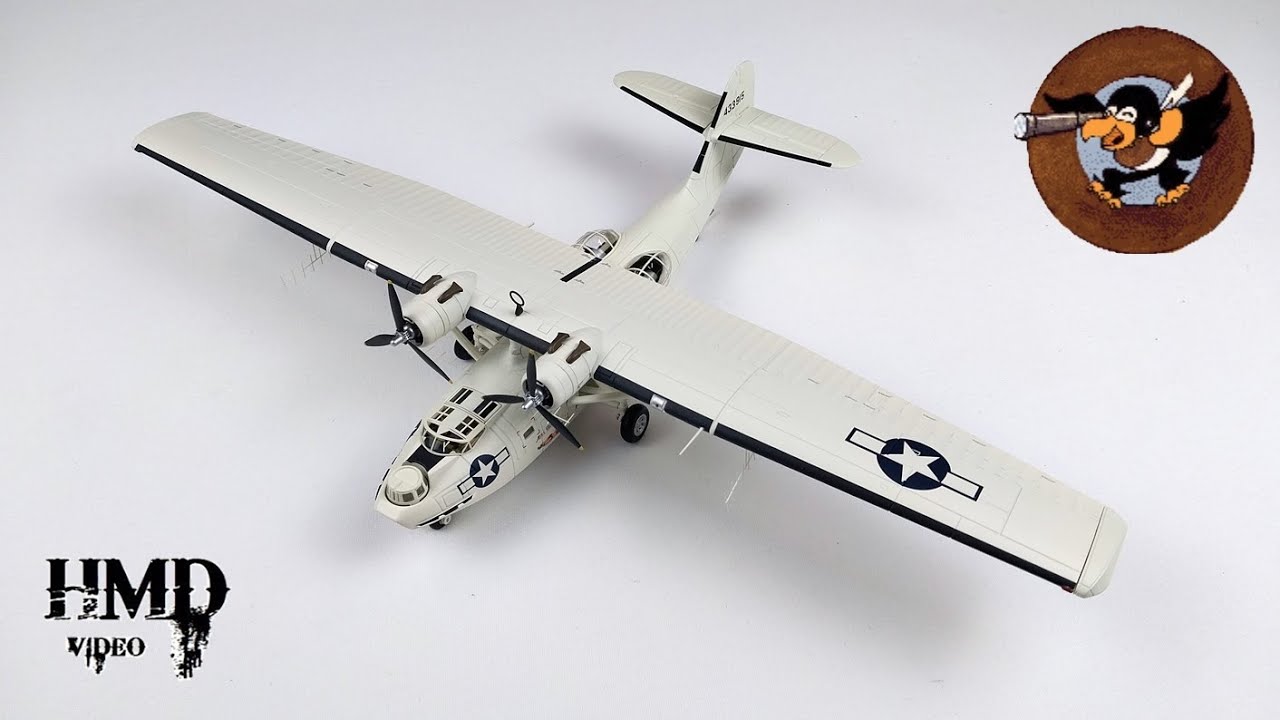 Обзор литой модели самолёта Consolidated OA-10A Catalina, ВВС США, 5-й эскадрильи, «Miss Pick Up»...