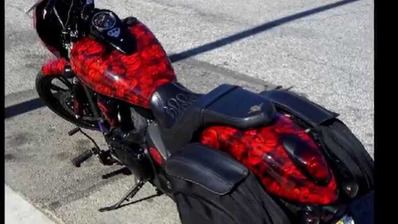 Immersed FX Hydrographics Vulcan Motorcycle in ShawNaughty Hades
