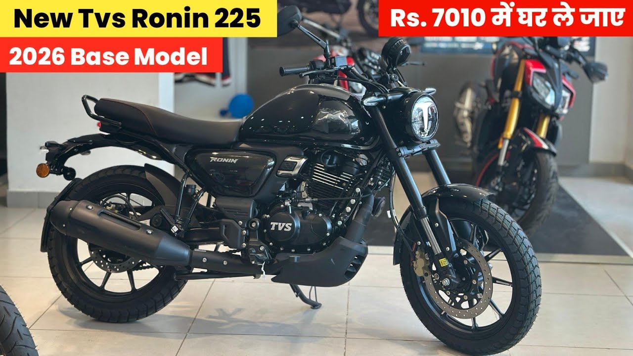 🔥New GST Price Cut Tvs Ronin 225 Base Model 2026  | New Updates | Better than Hunter 350?