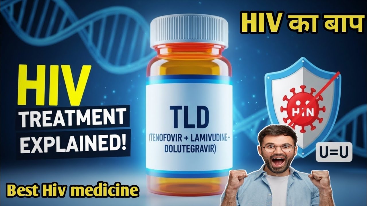 Hiv medicine TLD|WHO Recommended HIV Medicine|Tenofovir|Lamivudine|Dolutegravir|Uses+dose+sideeffect