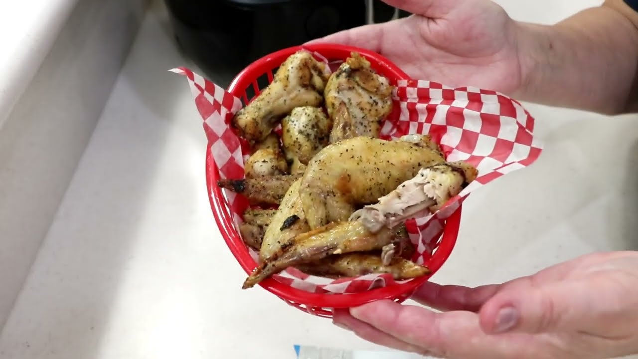 KOSMOS Q WING DUST SALT AND VINEGAR CHICKEN WINGS AIR FRYER