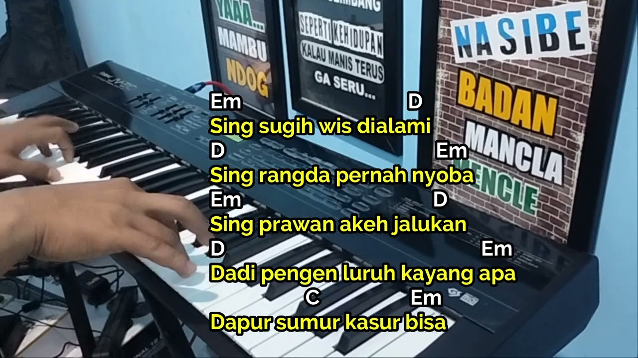 Unyu-unyu - nada cewek (Cipt. Rohid Falak) No Kendang & Drum
