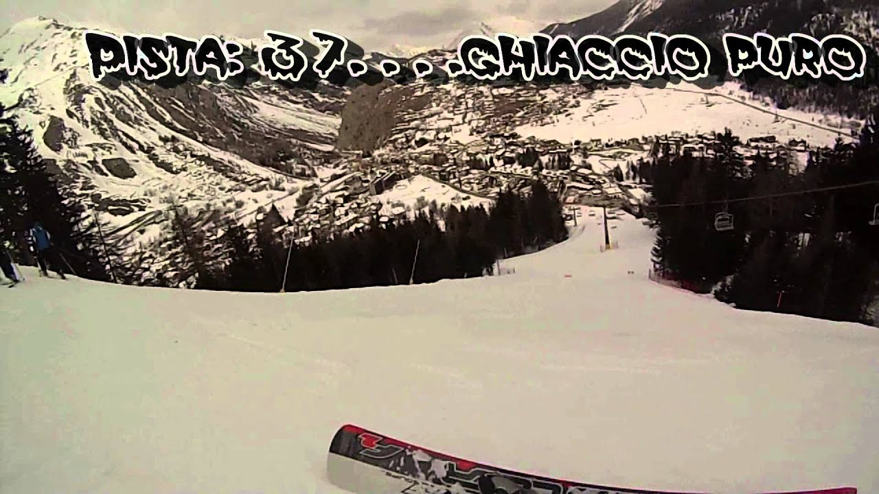 La Thuile pista 3 e  37 con ghiaccio blu
