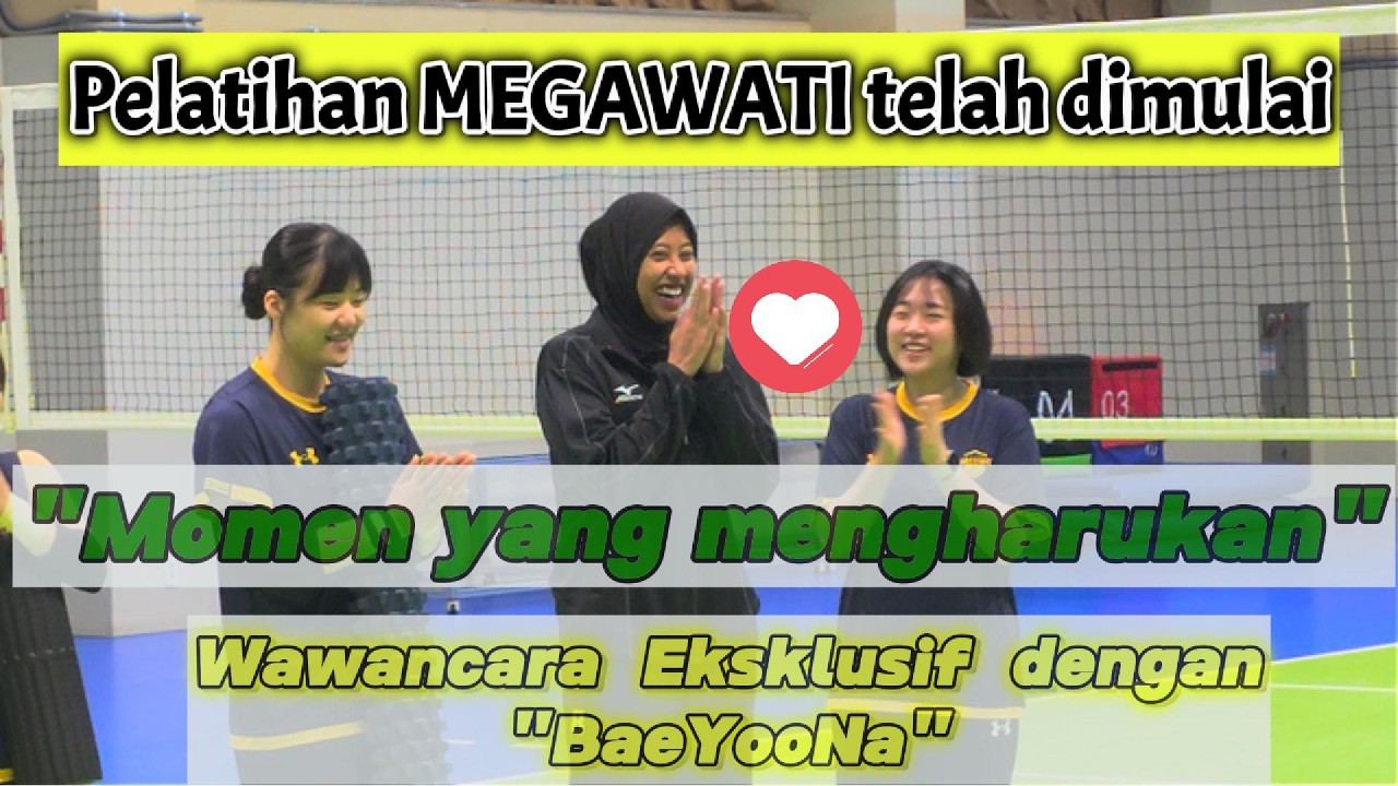 Mega's First Training Session with the Hyundai Squad & Exclusive Interview with BaeYooNa!!! #mega...