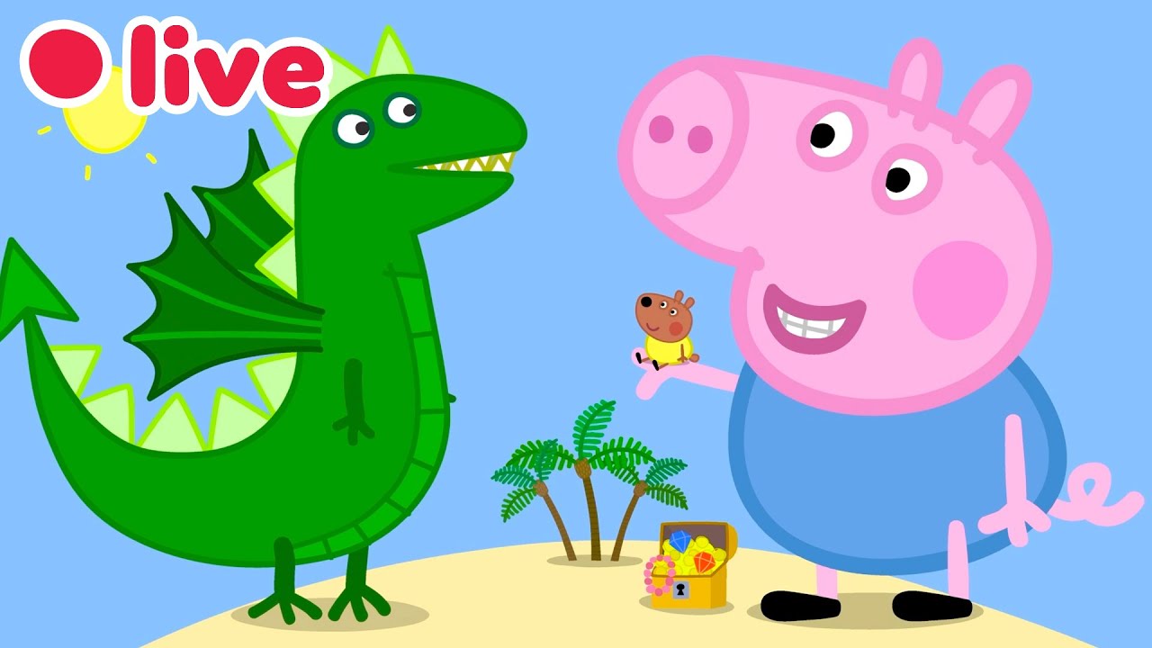 🔴 Peppa Pig Os Melhores Momentos do George 2026 AO VIVO! 🦖 🔴 | Peppa Pig em Português Brasil