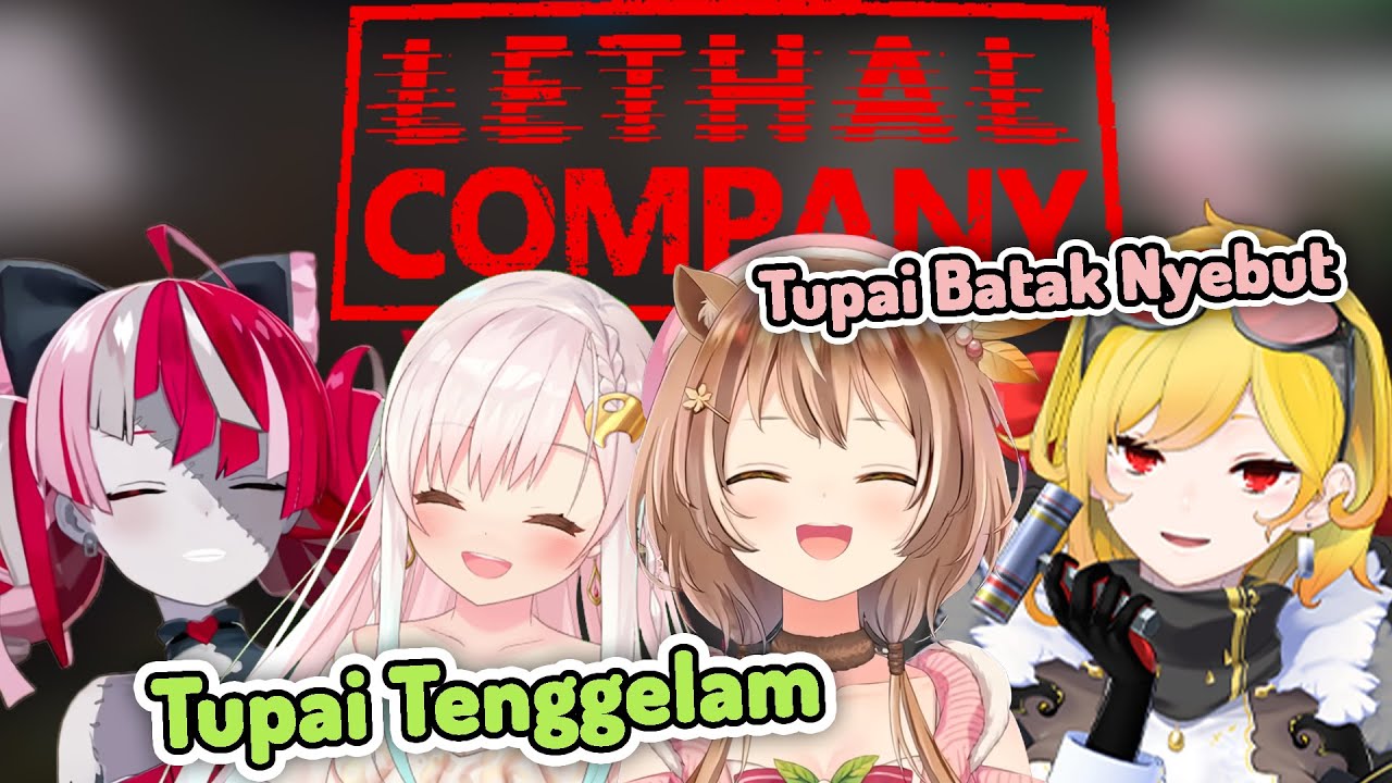 Momen Kocak Risu Main Lethal Company Bareng Kaela, Iofi & Ollie [Hololive ID]