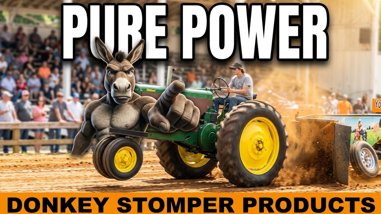 Donkey Stomper Products, WCATA ,Sparta TN, Fair Antique Tractor Pull 2023