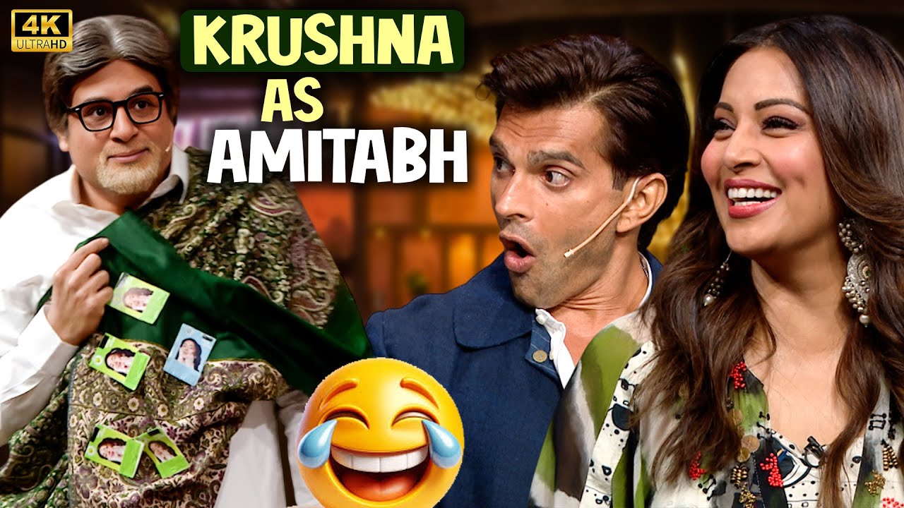 Krushna as amitabh bachchan | kapil sharma show | Krushna Abhishek | Bipasha Basu | Comedy Show