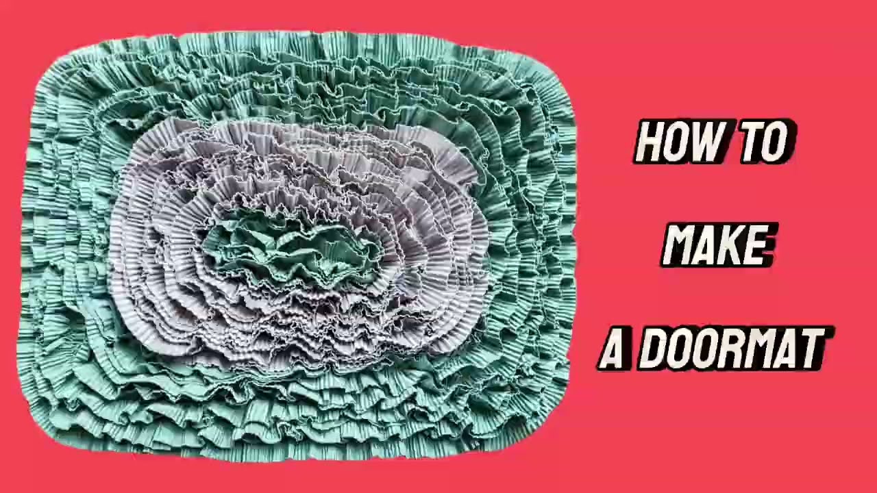 How to make a doormat | Doormat making | Creative DIY 
