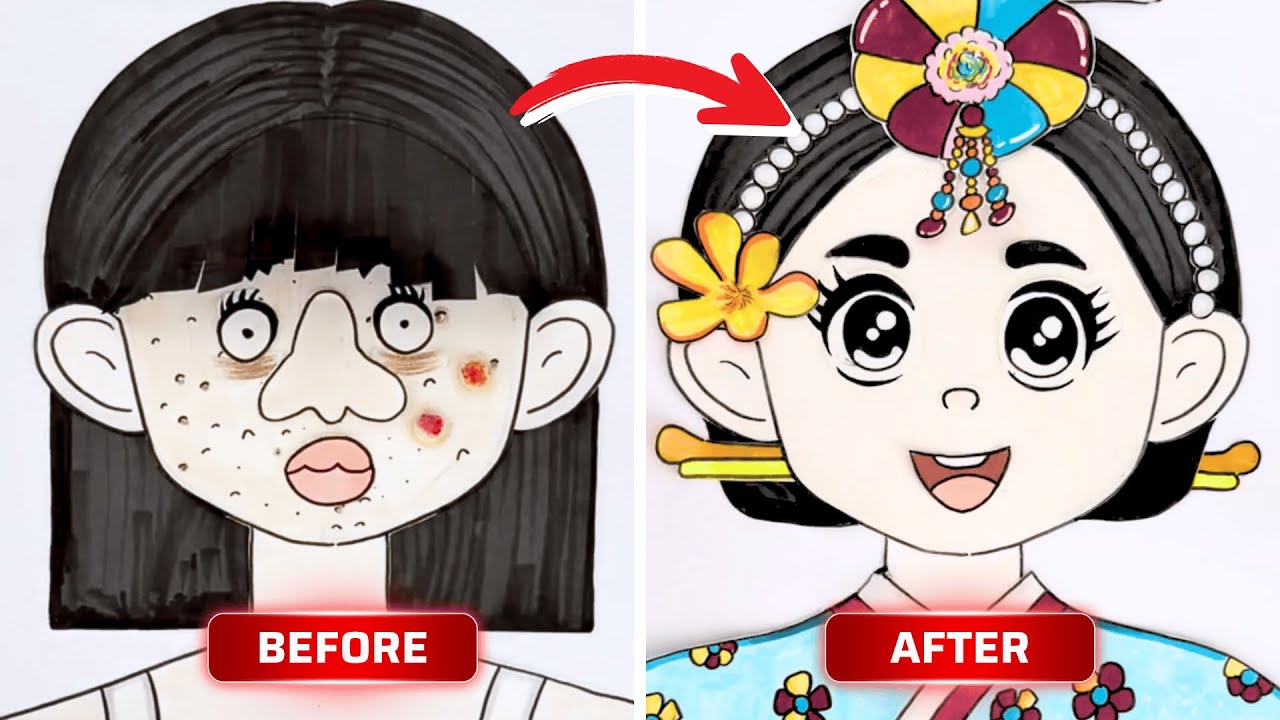 ASMR Glow-Up | From Acne “Cursed Face” to Gorgeous Queen