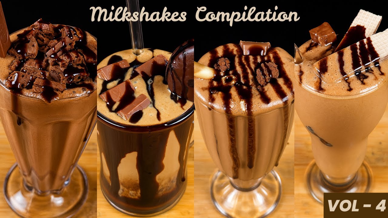 Ultimate Milkshakes Compilation Vol-4 | KitKat, Bournville & More! | MCSA(MyCookingStyleAsmr)