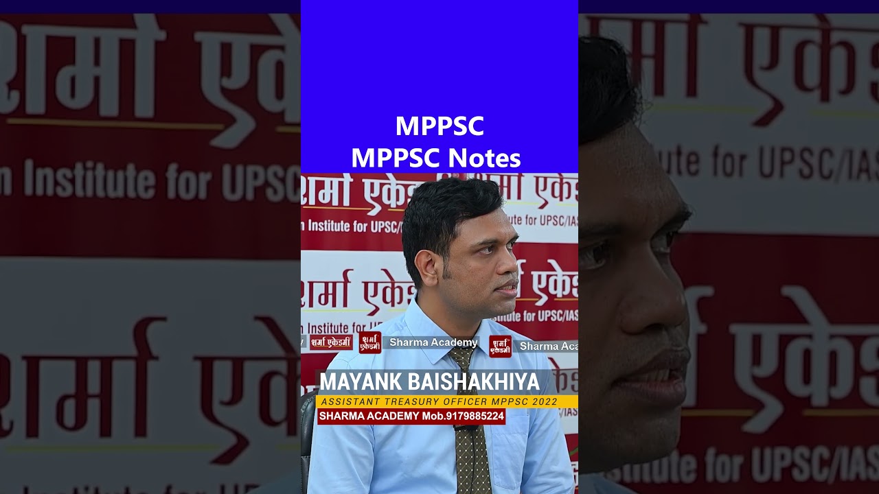 MPPSC Notes for Prelims & Mains | Best Study Material in Hindi & English
