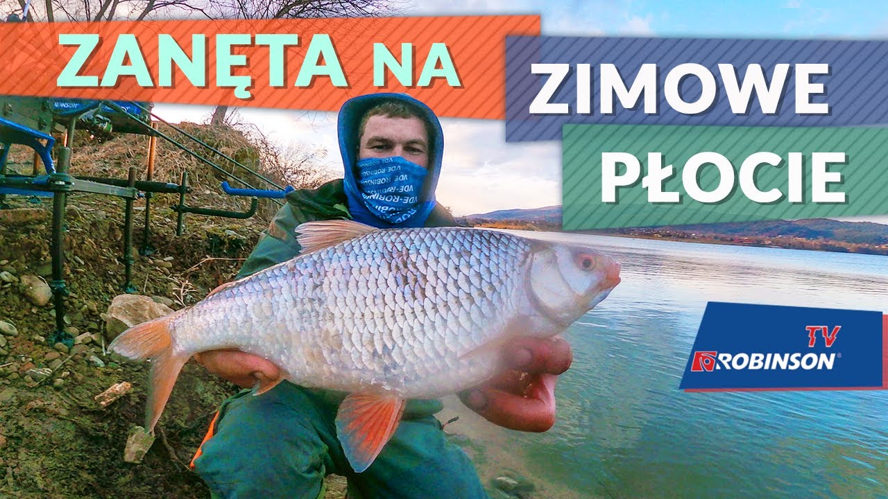 Zanęta na zimowe/wczesnowiosenne płocie! Sposób na ogromne ryby! Gdzie ich szukać? ROBINSONVLOG#40