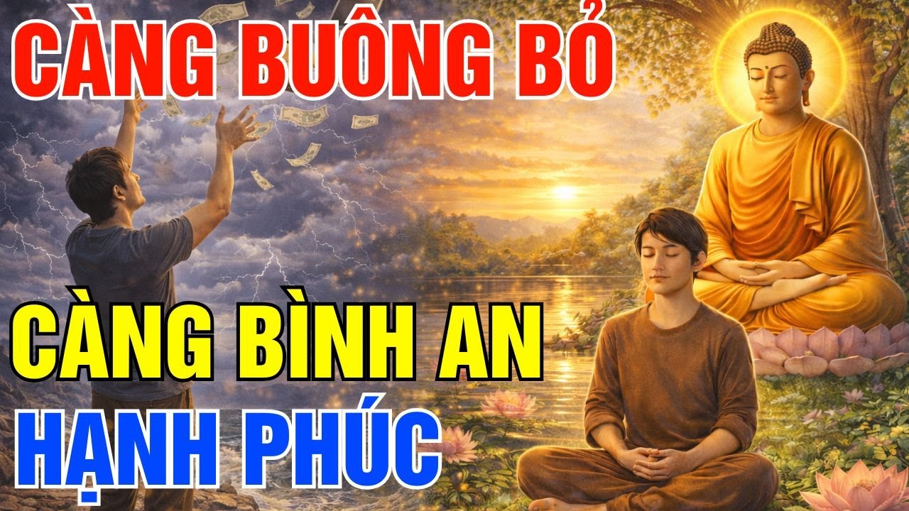 Càng Buông Bỏ, Càng Bình An Và Hạnh Phúc  Lời Phật Dạy Giúp Tâm An Lạc Ngay Trong Đời Thường!