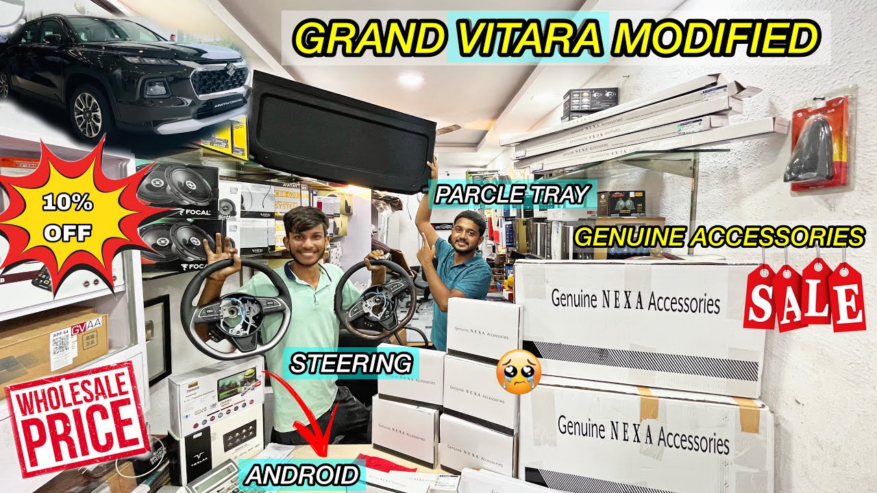 Grand Vitara 2022 Modified | Grand Vitara 2022 Genuine Accessories |  Review | Base Model Top Model