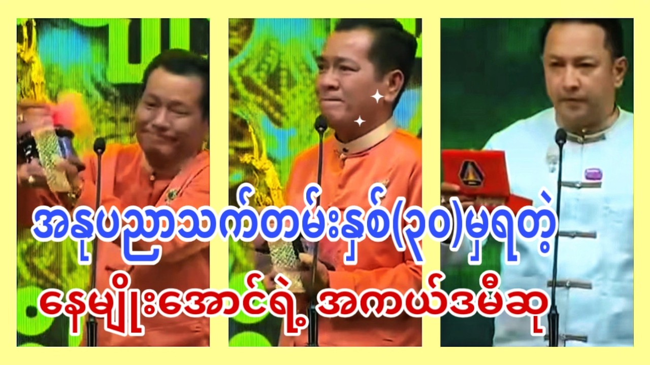 အနုပညာသက်တမ်း နှစ်(၃၀)မှရတဲ့ နေမျိုးအောင်ရဲ့အကယ်ဒမီဆု