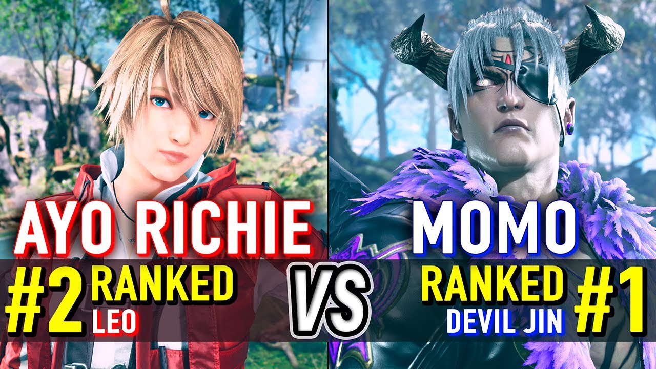 T8 🔥 AYO RICHIE (#2 Ranked Leo) vs MOMO (#1 Ranked Devil Jin) 🔥 Tekken 8 High Level Gameplay