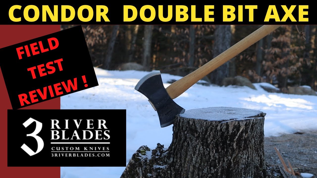 Обзор полевых испытаний топора Condor Double Bit Michigan!