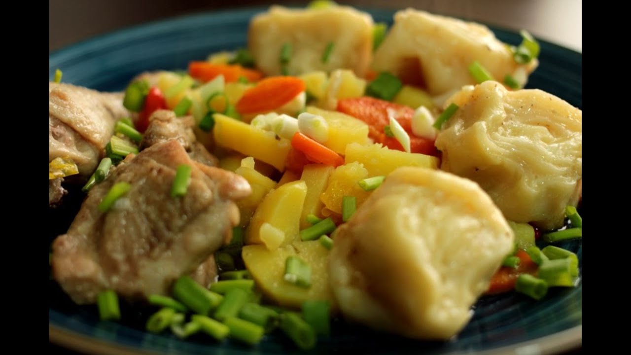 Штрудели с курицей и картошкой