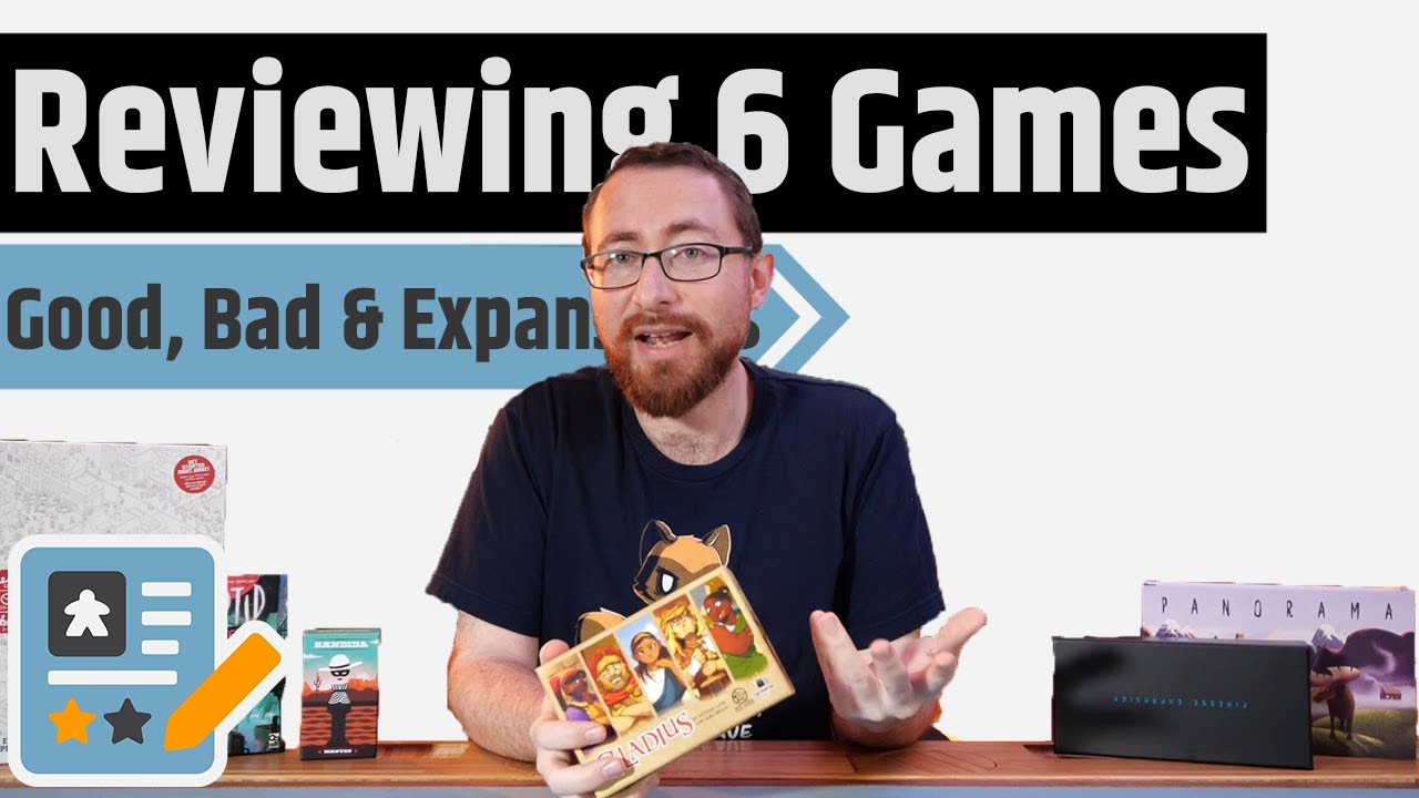 6 Quick Reviews - Gladius, MicroMacro, Cryptid Duel, Panorama, Project L Finesse & Bandida