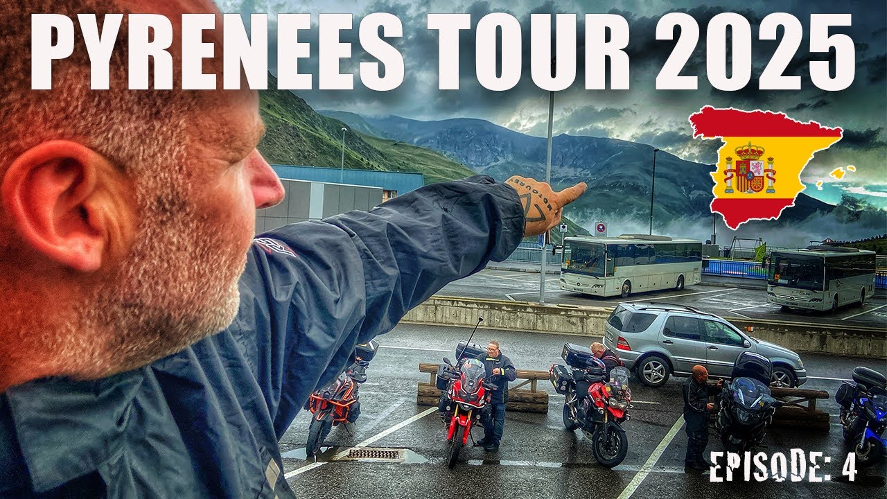 EP4: Pyrenees Motorcycle Tour | Riding Through the Clouds: Toulouse to Andorra