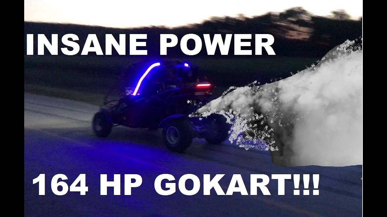 1100 CBR 164hp INSANE Go-kart. CRAZY FAST!