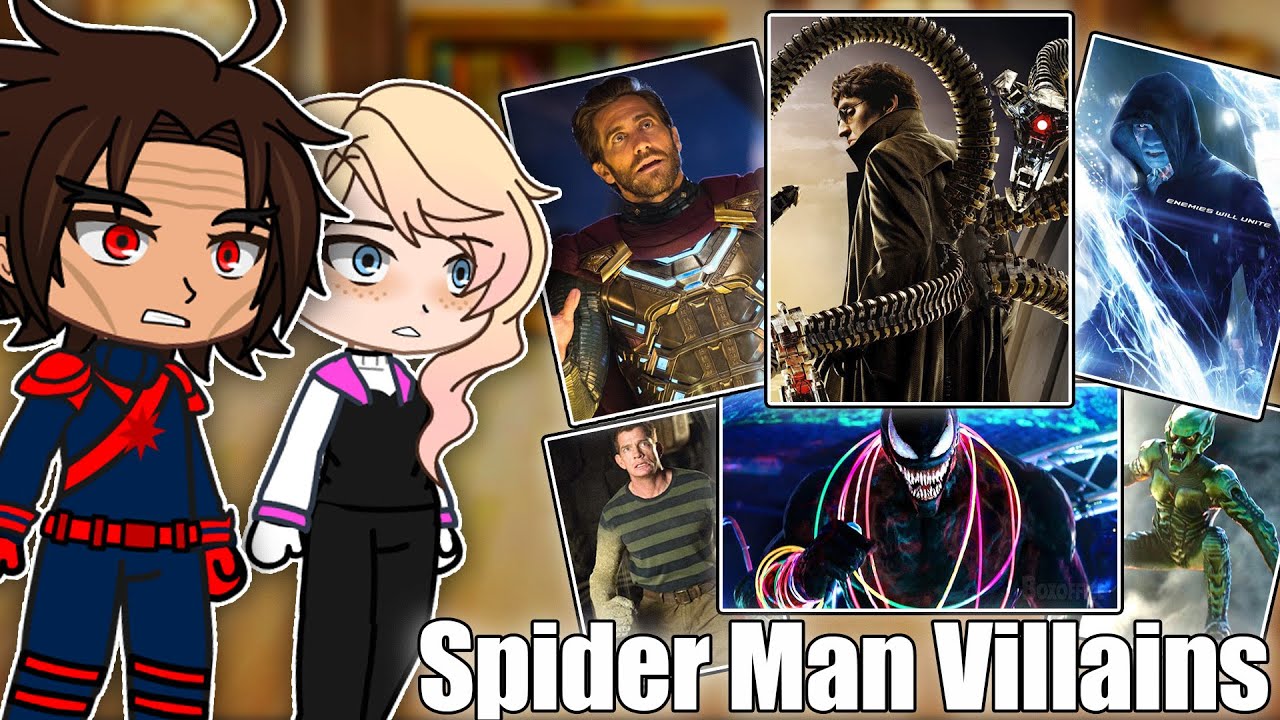 Spider-Verse React To Spider-Man Villains | Peter Parker | Gacha react