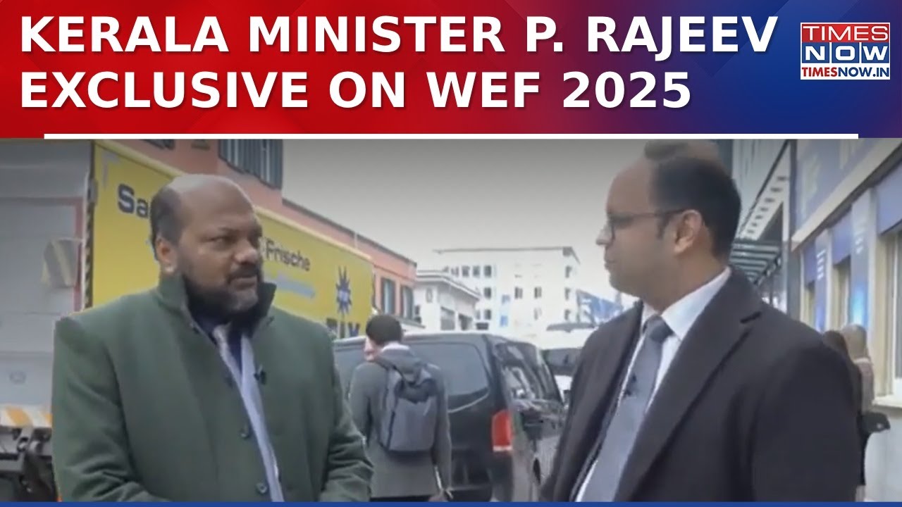 Kerala Minister P. Rajeev Exclusive On Slogan 'Changing The Nature Of Business'&nbsp;|&nbsp;WEF&nbsp;2025
