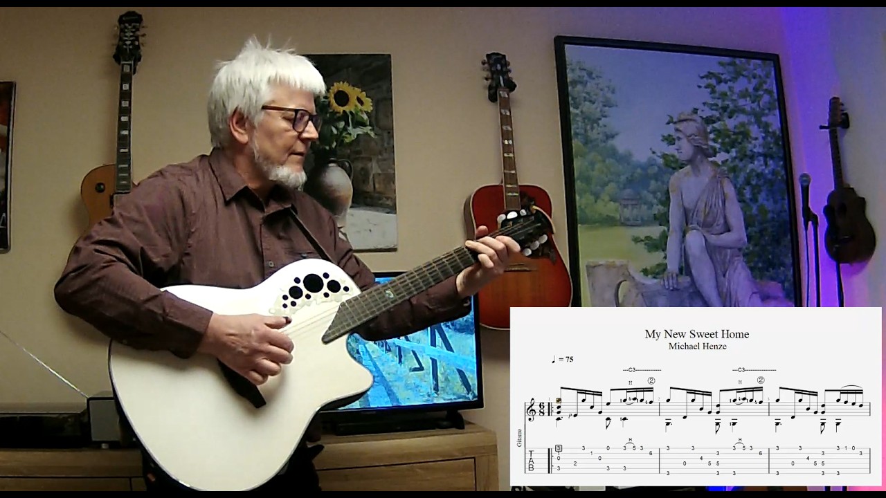 My New Sweet Home (Original) - Ovation Guitar Fingerstyle Tabs - Michael Henze
