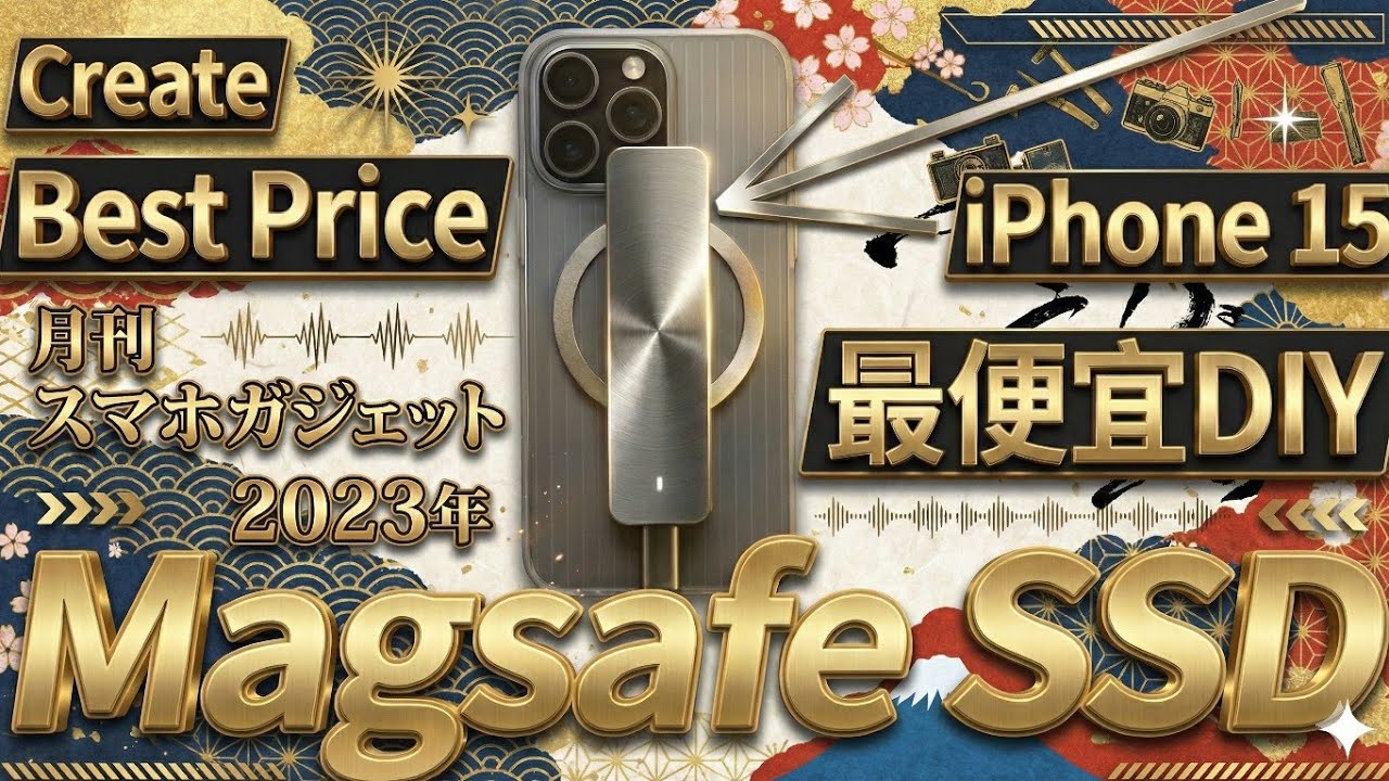 (ENG SUB) iPhone15 Pro-如何製作最便宜Magsafe SSD外接盒-How to Create a MagSafe SSD Enclosure at the Best Price