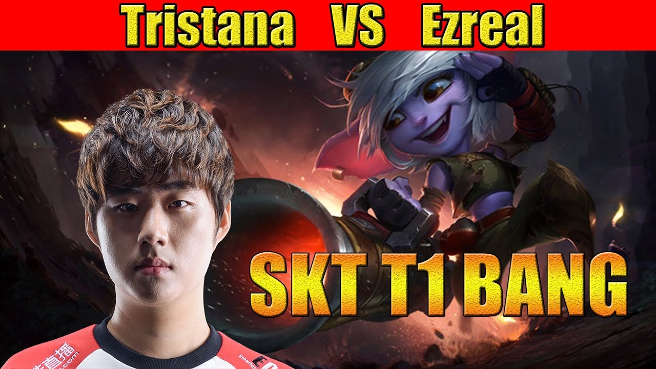 SKT T1 BANG - Tristana Adc vs Ezreal - KR LOL REPLAYS