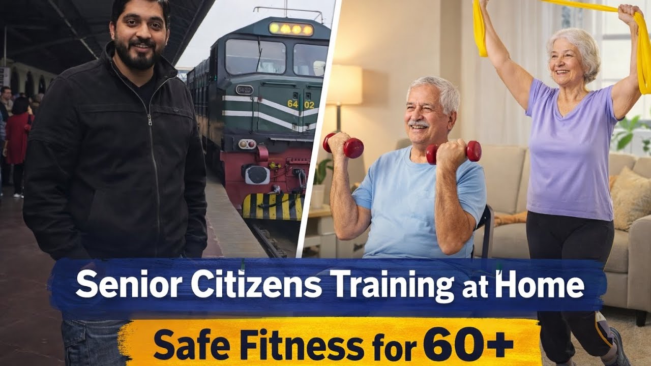 Senior Citizens Training at Home | Safe Fitness for 60+