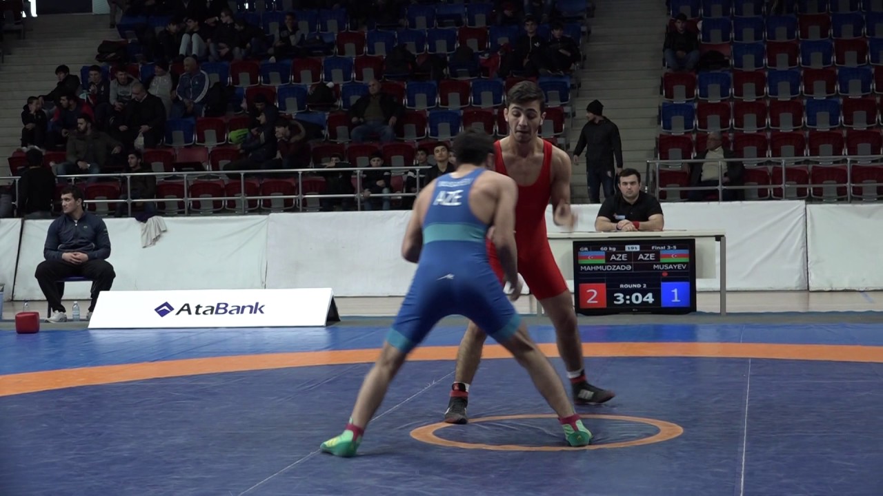 60 kq Y/R B&uuml;r&uuml;nc medal / &Uuml;lvi Mahmudzadə (ROİL) - Elnur Musayev (Neft&ccedil;i İK)
