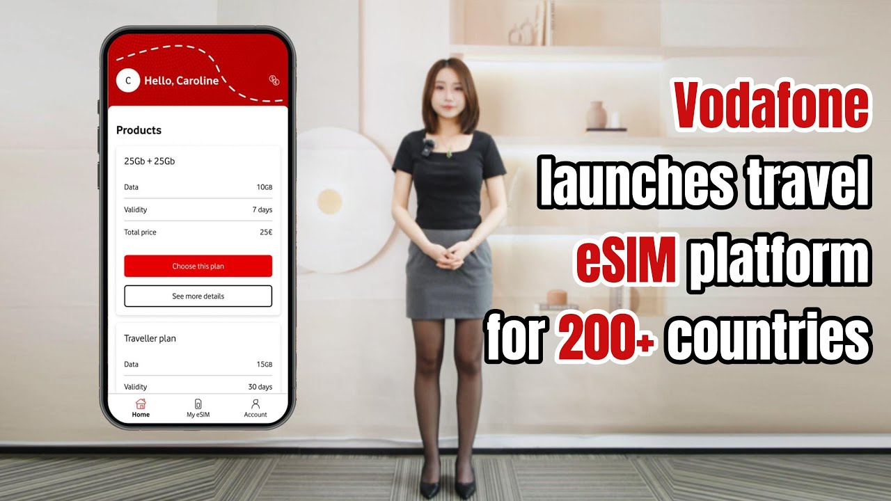 Vodafone launches travel eSIM platform for 200+ countries