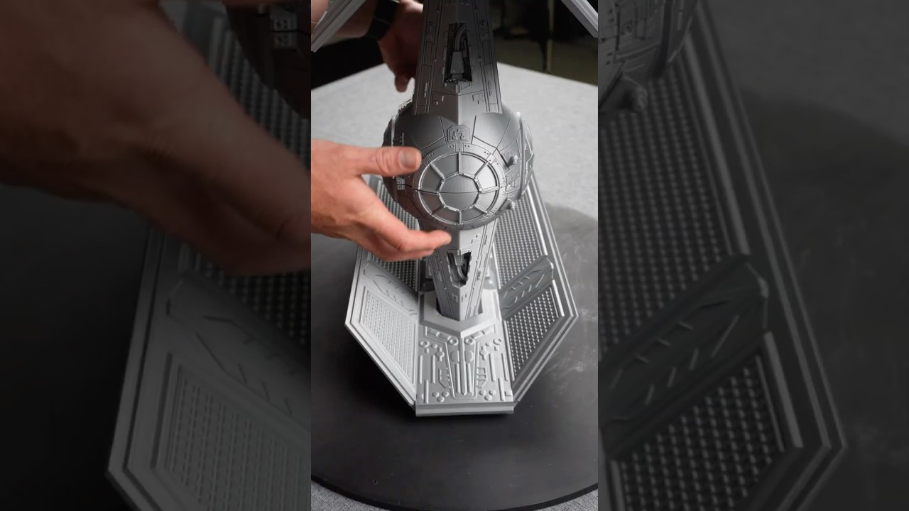 ASMR 3D Printed spaceship build - no talking, just bolts