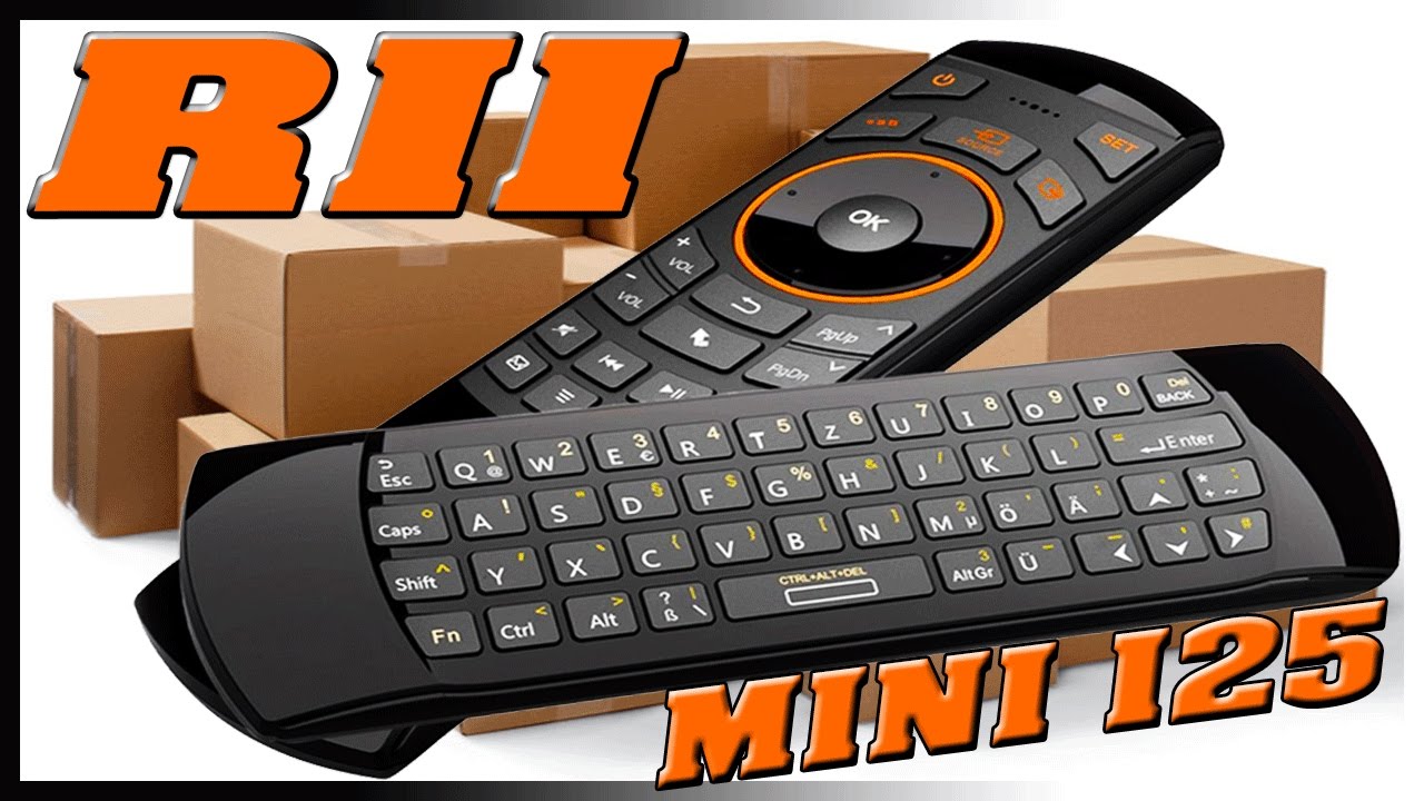 RII MINI I25 | TASTATUR IM FERNBEDIENUNGS FORMAT | UNBOXING + GIVEAWAY