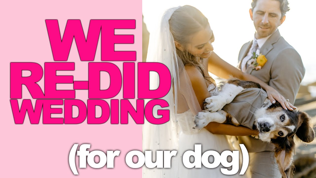 Dave Neal & I Decided To Re-Do Our Wedding Photos So Our Dog Could Be Included! - VLOG