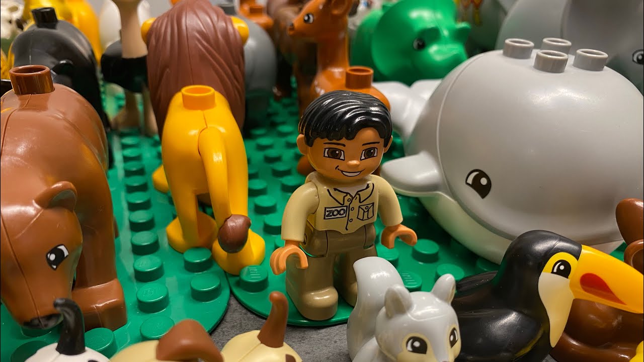 Lego Duplo Animal Size Comparison - ASMR