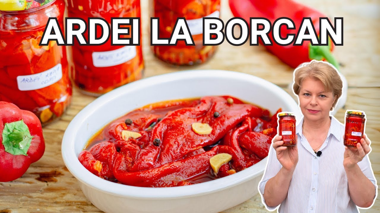 🌶️ FĂRĂ: Oțet, Sare sau Ulei! Rețeta de Ardei Kapia în Suc Propriu la Borcan pentru Iarnă 🍂