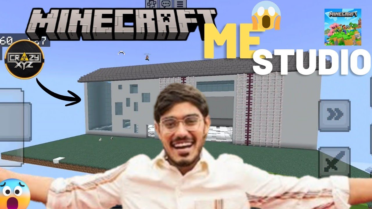 “Minecraft me Crazy XYZ ka REAL Studio bana diya 😱 | Full Build”