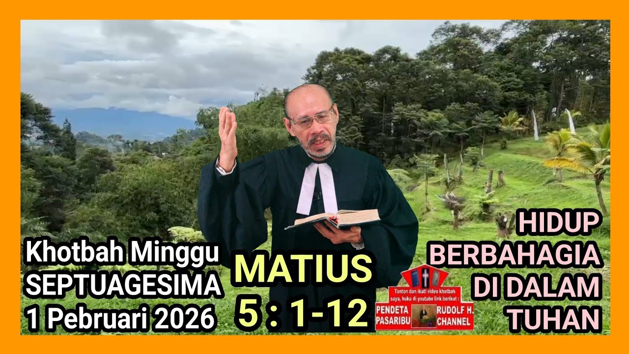 HIDUP BERBAHAGIA DI DALAM TUHAN – Matius 5:1-12