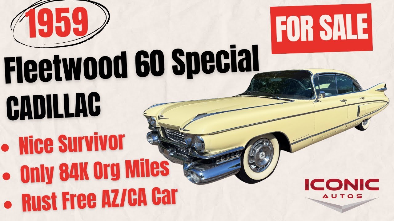 1959 Cadillac Fleetwood 60 Special - Factory A/C, Rust-Free CA Survivor!