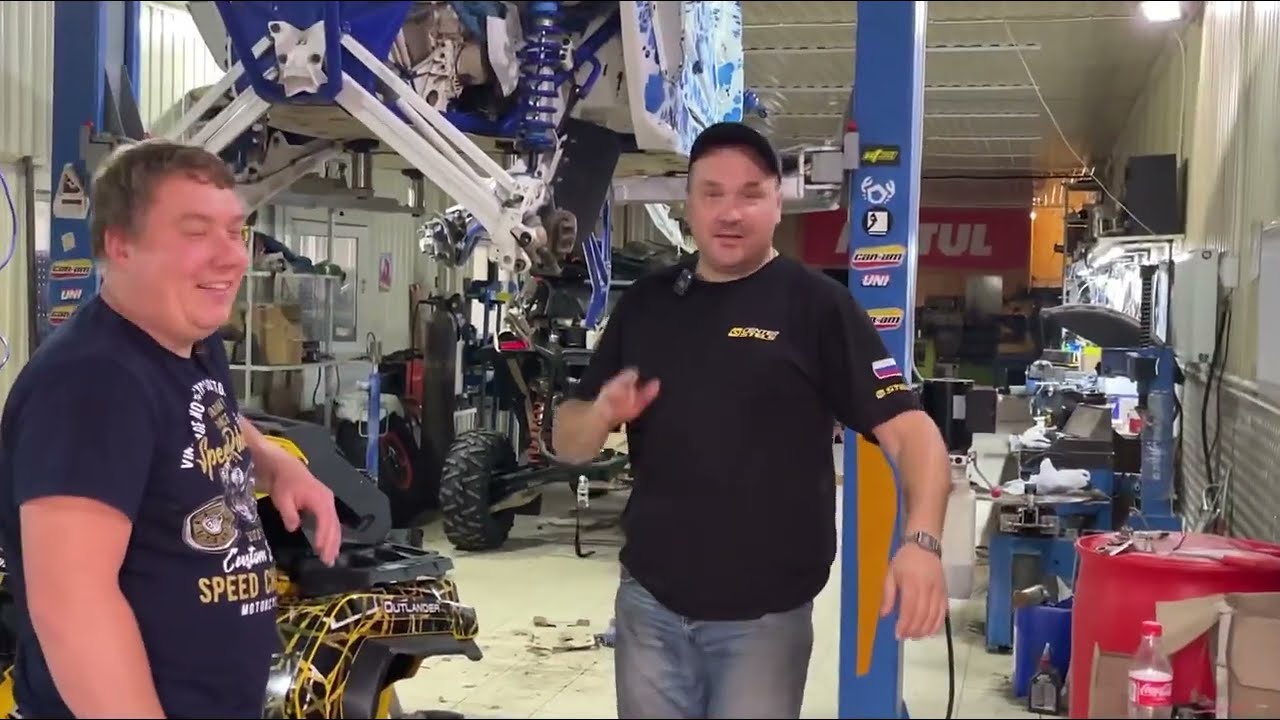 Сломался BRP? Что делать? В гостях у Volna racing. Гаражный треп