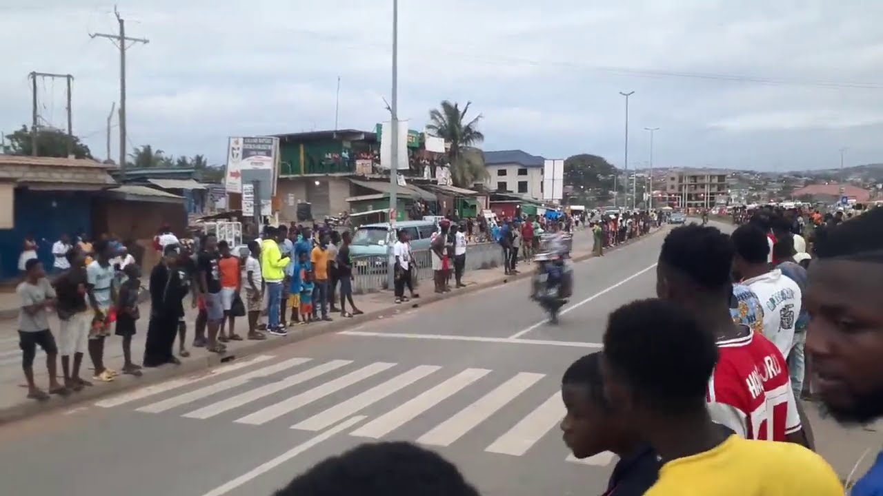 Spectacular Motorbike Display At Ablekuma - Accra